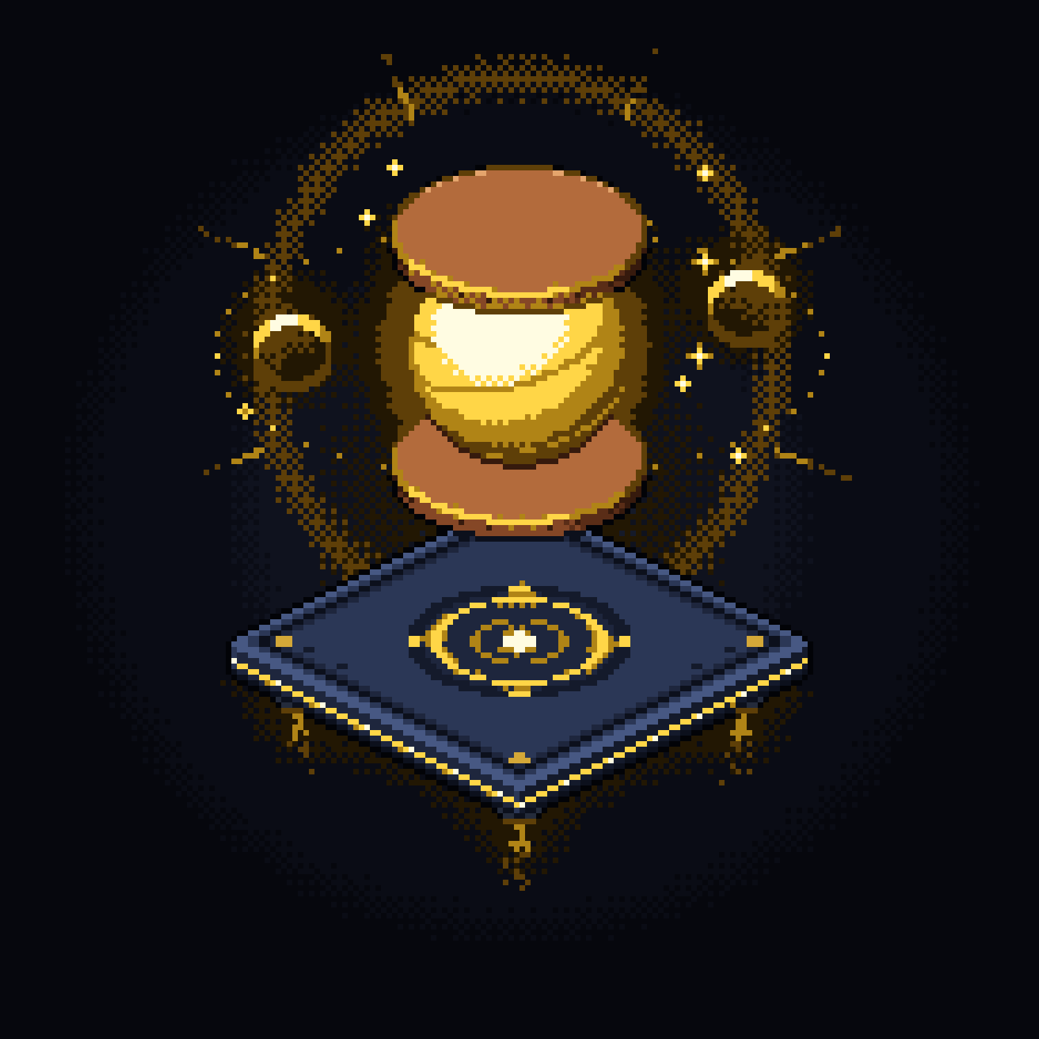 Gold Plasma Orb core